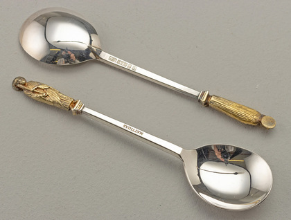 Sterling Silver Apostle Spoon Set (Set of 13) - South African Guild of Silversmiths